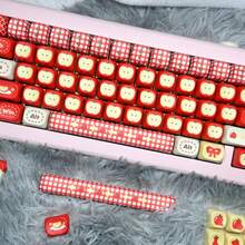 FKKeys Apple Keycaps Cute Cartoon Mechanical Keyboard Keycaps, Dye-Sublimated PBT Material - Apple Town Theme - View 4