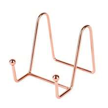 Multi-Function Metal Display Rack - Metal Stand Suitable For Plates, Books, Photo Display - Ideal For Home Decor And Art Display - Multicolor - View 12