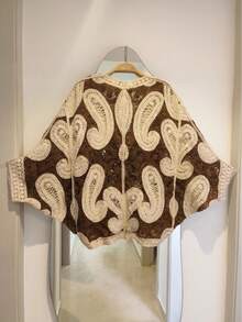 Lace Kimono - Brown - View 3