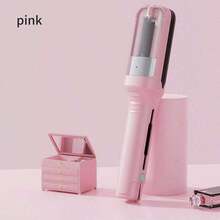 This Straightening Brush Can Make Hair Soft, Clean, And Neat. It Is Equipped With A Straightening Fork And A Shaver, And Is A Portable Rechargeable Automatic Haircutting Tool. It Is Also An Electric Hair Clipper And Straightener With A 500mAh Battery Capacity. - Multicolor - View 16