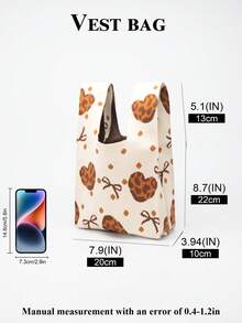 1个轻便可折叠可爱多色树脂镂空透气撞色针织手提包腕包，适合度假、拍照、上学等场合，女士适用。 - 米色 - 查看 2