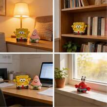 SpongeBob SquarePants Bộ 1/3 mô hình , mô hình nhân vật chi tiết cao, kích thước nhỏ (5.5-6cm), chất lượng tốt, có thể dùng làm vật trang trí bảng điều khiển ô tô, vật trang trí bàn làm việc, vật trang trí giá sách, đồ sưu tầm anime, phụ kiện nội thất ô tô  & Patrick dễ thương. - Nhiều màu - Xem 11