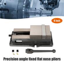 6 Inch Accurate Lock Precision Vise Lock Vice Milling Drilling Machine Clamp - Flat Mouth - View 3