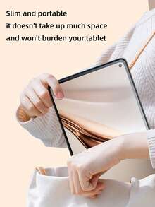 每包一个保护套，适用于苹果/安卓平板电脑，黑色，采用柔韧的TPU硅胶制成，防震防摔。 - 黑色 - 查看 7