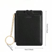 Women's Wallet Card Holder Coin Purse Cute Ins-Style Women's Wallet Access Card & Credit Card Holder With Keychain Can Hold Coins Bills Cards For Women Money Wallet Mini Wallet Purse Wallet Small Wallet Wallet Keychain Card Wallet Cute Stuff - one-size - View 12