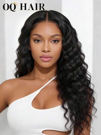 OQ Hair M-Cap Deep Wave Pre Cut 9x6 Transparent Lace Bleached Knots Wear Go Glueless Wigs 200% Density 16-28 Inch Human Hair Tiny Knots Pre Plucked Hairline No Glue Needed Natural Color Style - Beginner Friendly Natural Looking Daily Use Office Ready Party Style Y2K Baddie Vacation Outfits Outdoor Cosplay Campus School Holiday Part Wedding Festival Ready Valentines Gifts For Women