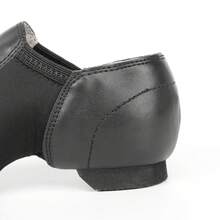 Zapatos de Jazz Deportivos de Poliéster Liso/Zapatos de Baile de Punta Lisa Escolares - Negro - Ver 4