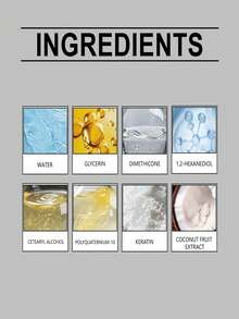 EelJoy 椰子宠物美容喷雾/免冲洗狗狗毛发柔顺亮泽喷雾/椰子宠物美容喷雾，持久留香，柔顺毛发，防静电，滋养毛发，适用于猫狗，香味怡人 - 彩色 - 查看 4