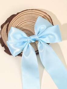 1 Stück Osterhasen Haarbögen für Mädchen, große Haarclips mit Hasenbestickung, süße Seidenhaarklemmen im Stil für Festivals, Partys, Urlaubsoutfits, Teenager Haaraccessoires - Verschiedenfarbig - Übersicht 6