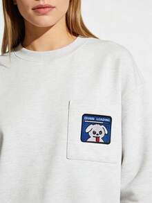 1个“脑力加载中……”可爱狗狗刺绣贴片，萌萌的小狗搭配幽默科技标语设计，自带背胶，方便粘贴在衣服、帽子、鞋子、包包上——精致刺绣，适合休闲T恤和电脑包，创意DIY贴纸 - 動物 - 查看 6