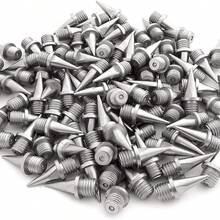 100/50pcs Stainless Steel Track And Cross Country Spikes, Replacement Spikes With Wrench Suitable For Sprint Running Shoes - Multicolor - View 1