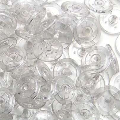 Arruela Plástica Cristal 100 Unidades 15 mm