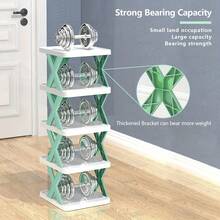 1pc Space-Saving Corner Shoe Rack Organizer - 9-Tier Tall & Narrow Sturdy Shoe Rack, Multipurpose Storage Use, Suitable For Entryway, Closet, Garage And Living Room, Shoe Storage Rack, Shoe Organizer, Room Divider, Fits In 1000 Homes - Multicolor - View 18