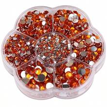 5000颗/盒,2毫米、3毫米、4毫米、5毫米、6毫米,5种尺寸,果冻糖果色,透明AB水晶珠,花形盒,圆形平底水钻,多色水晶宝石,非热熔DMC珠宝珠,玻璃石,3D钻石图案设计配件,闪亮美甲贴纸,适用于衣服、包包、鞋子、杯子、手机壳、手工艺品、DIY装饰。 - AB Colors - 查看 62