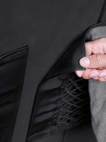 通用自粘塑料收纳袋，节省空间的汽车后备箱网袋，大号壁挂式收纳袋，弹性网袋带粘胶，适用于后备箱收纳、壁挂式橱柜，无需钻孔，家居收纳必备品 - 彩色 - 查看 8