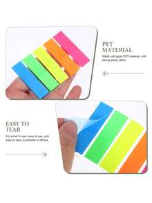 1000 miếng - Nhãn dán tự dính, Giấy ghi chú dính, Độ trong suốt cao (4.5cm * 1.2cm) Nhãn đánh dấu trang đa năng dành cho giáo viên, học sinh và văn phòng! (Nhiều màu), Nhãn đánh dấu trang tự dính, Giấy ghi nhớ, Chuẩn bị cho năm học mới - Nhiều màu - Xem 9