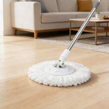 5-Pack Microfiber Mop Refill Heads | Universal Fit For Hurrican, Mopnado & Cassabel Spin Mops - 1 - 查看 2
