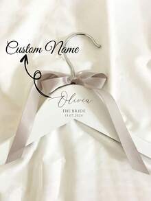 Personalized Bridesmaid Hangers,Wedding Coat Hanger With Personalization,Bridesmaid Hangers Personalized,Bridesmaid Hangers Wedding Hangers Bride Hanger Personalized Wedding Hanger Bridal Hanger Bride Engraved,Ornamental,Reusable,Multi-Functional,Stylish,Exquisite - C - View 2