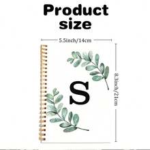 DANPERJI 1pc A5 Spiral Bound Notebook Green/Black/White - A - View 2