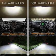 2 Pieces H4 LED Headlights High And Low Beam Multipurpose Projector For Cars And Motorcycles - A - View 4