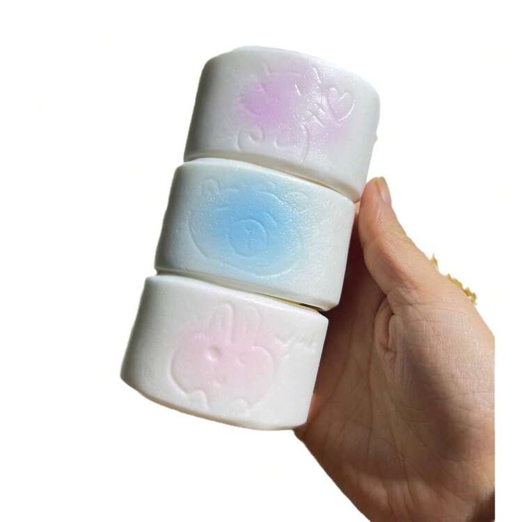Soft, Sticky, Milky Scented Squishy Toy, Super Sticky Soft Pastel Cream Bun, Slow Rebound Stress Relief Squeeze Cake Roll & Flower Bun - Birthday Gift - Holiday Gift - Multicolor - View 2