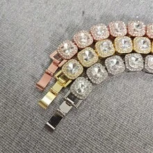 2pcs Luxury Hip Hop Pet Cuban Chain, Dog Rhinestone Necklace, Pet Alloy Collar Accessories, Hip Hop Style Decor, Suitable For Daily Wear And Parties - Multicolor - View 8