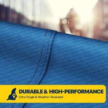 Funda Universal para Barco, Cubierta Impermeable de Grado Marino para Barcos de 12'-14' de Largo y hasta 68" de Ancho, Resistente y con Protección UV, Ideal para Botes de Pesca,41020256 - Verde militar - Ver 6