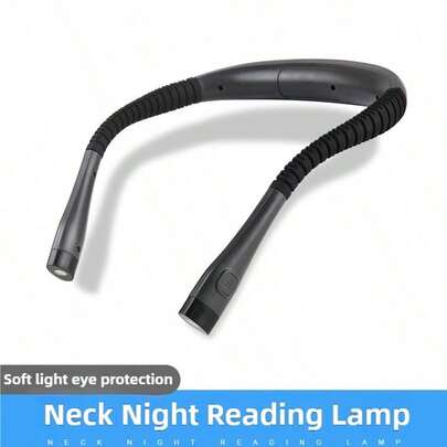 LED Reading Lamp, A Table Lamp Suitable For Reading In Bed, With Adjustable Brightness, 3 Colors To Choose From, A Bendable Lamp Arm, Three Levels Of Brightness Adjustment (Low/Medium/High), Three Color Temperature Switching (Warm Yellow/Warm White/Cool White)