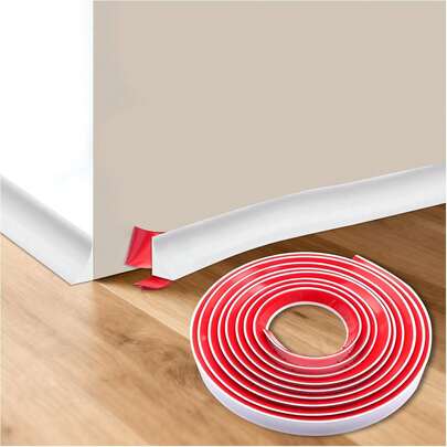 1pc Flexible L-Shaped Quarter Round Decorative Trim, Bendable Decorative Mold, Double-Sided Non-Adhesive Peel And Stick Silicone Edging, Suitable For Floor Edges, Wall Corners, Stairs, Cabinets And Bathtub Edges. Length: 39.37/78.74/118.11 Inches