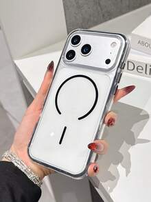 Ốp lưng điện thoại silicon từ tính chất lượng cao, phối màu, trong suốt, chống sốc, tương thích với iPhone 13/13 Pro/13 Pro Max, 14/14 Pro/14 Pro Max/14 Plus, 12/15 Pro/15 Pro Max, 16/16 Pro/16 Pro Max/16 Plus, 17/17 Pro Max, 11. Ốp bảo vệ điện thoại thông minh hình Apple dễ thương, quà tặng mùa xuân, lễ Phục sinh, sinh nhật, kỷ niệm. - màu đen - Xem 3