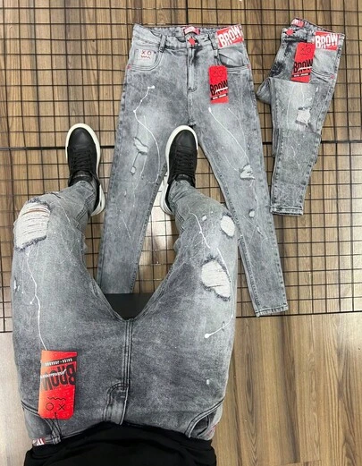Calça Brow Jeans Xo Masculina Skinny Modelo Jogador Original