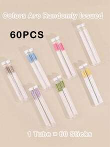 1 Set Ear Piercing Cleaning Kit, Disposable Dental Floss Piercing Care Cleaning Line, Ear Piercing Care Tools, Unisex Piercing Care Set - Multicolor - View 15