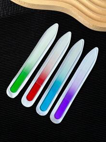 Glass Nail File Sticks, Nail Polishing Sticks, Nail Grinding Sticks, Glass Nail File Tools, Easy To Clean And Reusable For Manicure And Pedicure - Multicolor - View 3