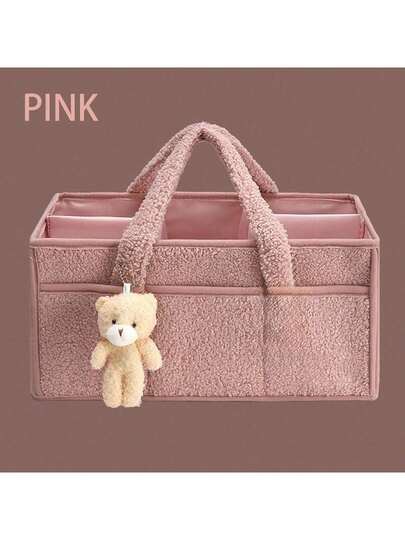 Baby Diaper Caddy Storage Organizer Personalized Mom's Bag - Newborn Baby Essential - Baby Shower Basket Gift Novice Mother Gifts