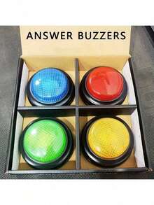 Game Buzzer, Quick Response Desktop Game Buzzer, Classroom Children's Quick Response Game, Quiz, Party - Multicolor - View 9