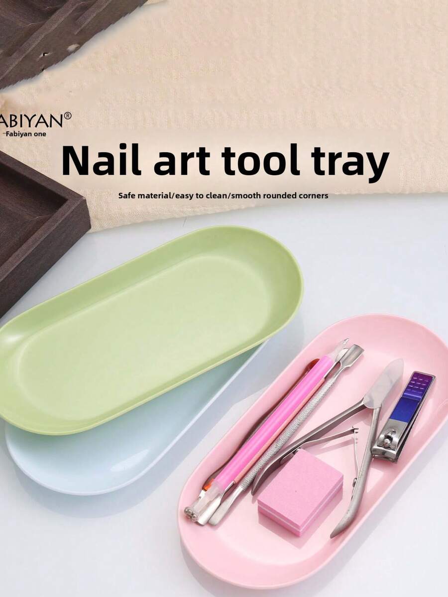 INS Nail Salon Disinfection Box, Jewelry Metal Tray, Dessert Tray, Special Box For Manicure - Multicolor - View 1