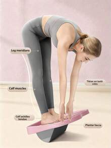 Foldable & Adjustable Calf Stretcher And Ankle Dorsiflexion Device, Leg Muscle Massage And Stretching Board, Portable Home Fitness Equipment - Multicolor - View 4