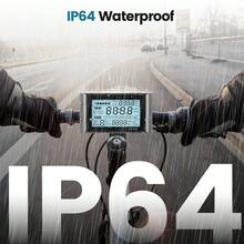 EBike Display, Bike LCD Display Meter E Bike Screen Control Panel Bicycle Speedometer With 5 Pin, Waterproof Plug, Fits Various Communication Protocols - Black - View 5