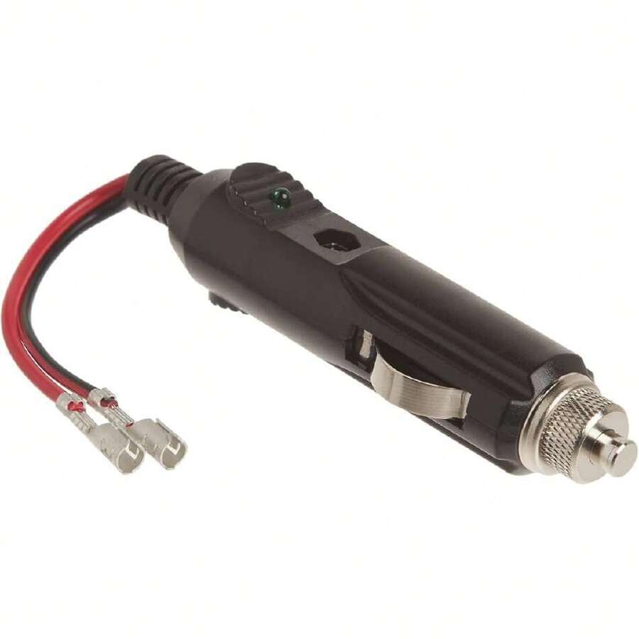 12V Fused Replacement Cigarette Lighter Plug with Leads,41020003 - A - Ver 1