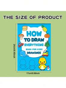 This Creative Drawing Workbook Contains Over 200 Steps, Serving As An Art Learning Resource And Educational Art Activity Manual. It Fosters Creativity And Fine Motor Skills, Suitable For Various Art Learning Scenarios. It Can Be Used For Creative Doodling, As Supplementary Material For After-School Art Practice, Or As A Basic Introductory Textbook For Art Studios. It Supports The Growth Of Art Enthusiasts While Cultivating Their Creativity And Fine Motor Skills. - 藍色 - 查看 5