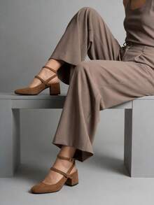 ZAPATOS ESTILO MARYJANE - Camel - Ver 2