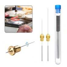 10pcs Stainless Steel Cleaning Nozzle Tool Kit - Car Windshield Wiper, 3D Printer Nozzle, Gas Stove Burner, Shower Head Needle Cleaning Brush - A - View 8