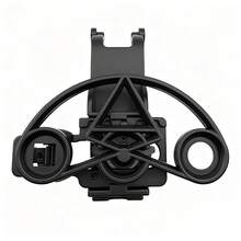 适用于PlayStation 5 Slim的P5控制器赛车游戏手柄迷你方向盘替换配件 - 彩色 - 查看 8