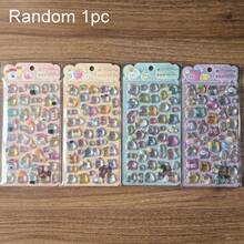 Pegatinas transparentes lindas - Adecuadas para decorar diarios, teléfonos y manualidades DIY - Multicolor - Ver 10