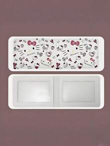 Sanrio Hello Kitty Double Card Holder, Card Organizer, Multi-Slot Driving License And Vehicle Registration Document Folder, Adorable And Charming Pattern Design, Adds Sweet And Elegant Style To Your Documents, Suitable As A Holiday Gift - Multicolor - View 3