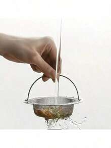 1个装优质不锈钢水槽滤网 - 防锈、易清洁、耐用，厨房浴室排水管毛发球堵塞器，厨房水槽蔬菜和杂物滤网 - A - 查看 5