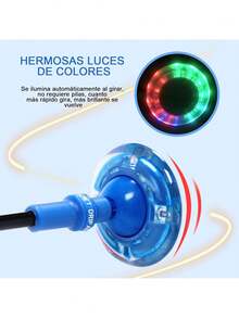 HIHALO Ankle Skip Ball, Bola de Saltar,Skip it Ball,Juguete Plegable para Saltar la Cuerda para Fitness, Pelota giratoria con Purpurina Colorida (Azul),41014845 - Azul menta - Ver 6