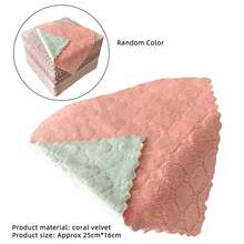 2026 Automatic Cloth Changing Mini Mop Portable Flat Dust Mop With Rotating Heads Hands-Free Mini Mop Hardwood Floor Mop With 2 Towel - A - Xem 9