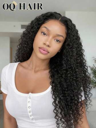 OQ Hair M-Cap Kinky Curly Pre Cut 9x6 Transparent Lace Bleached Knots Wear Go Glueless Wigs 200% Density 18-28 Inch Human Hair Tiny Knots Pre Plucked Hairline No Glue Needed Natural Color Style - Beginner Friendly Natural Looking Daily Use Office Ready Party Style Y2K Baddie Vacation Outfits Outdoor Cosplay Campus School Holiday Part Wedding Festival Ready Valentines Gifts For Women