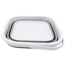 OISE ART STORE Secchio Pieghevole Quadrato Pratico Da 5,5 Lt Portatile Salvaspazio Con Maniglia - - Multicolore - Visualizzare 4